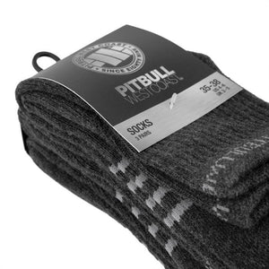 Hohe Knöchelsocken High Ankle 3er-Pack - Anthrazit