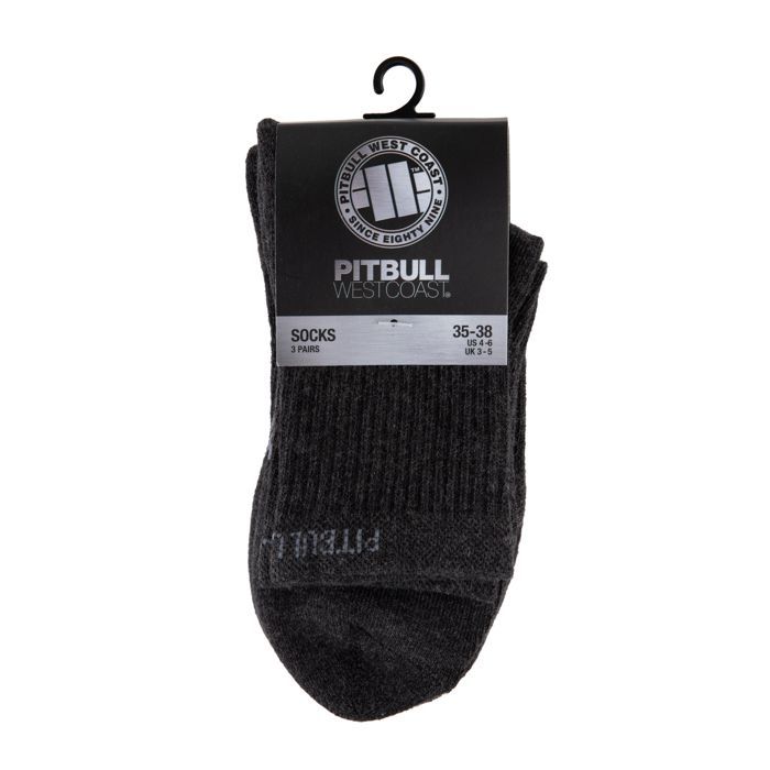 Socks High Ankle thick 3-pack
