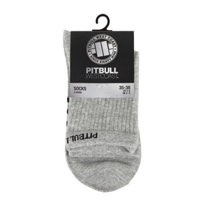 Hohe Knöchelsocken High Ankle 3er-Pack - Grau