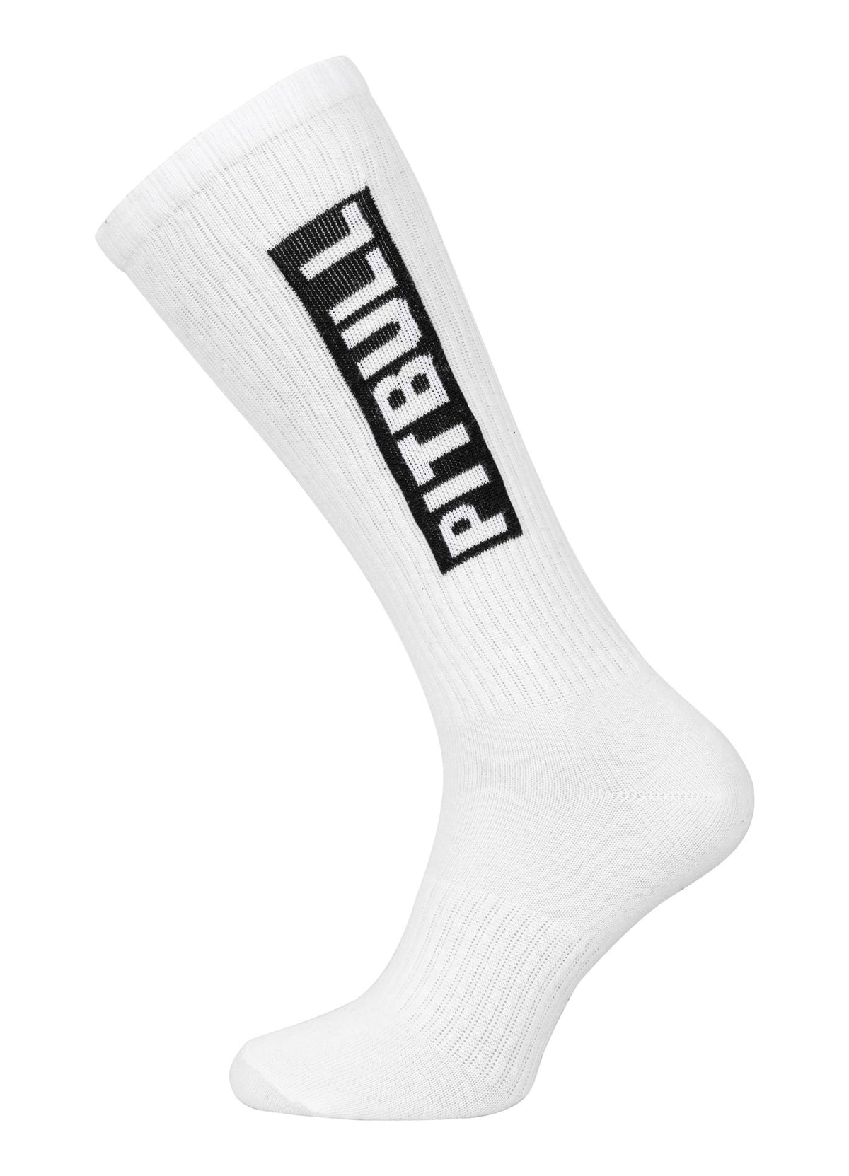 Dünne Socken High Crew Pitbull 3er-Pack - Weiß