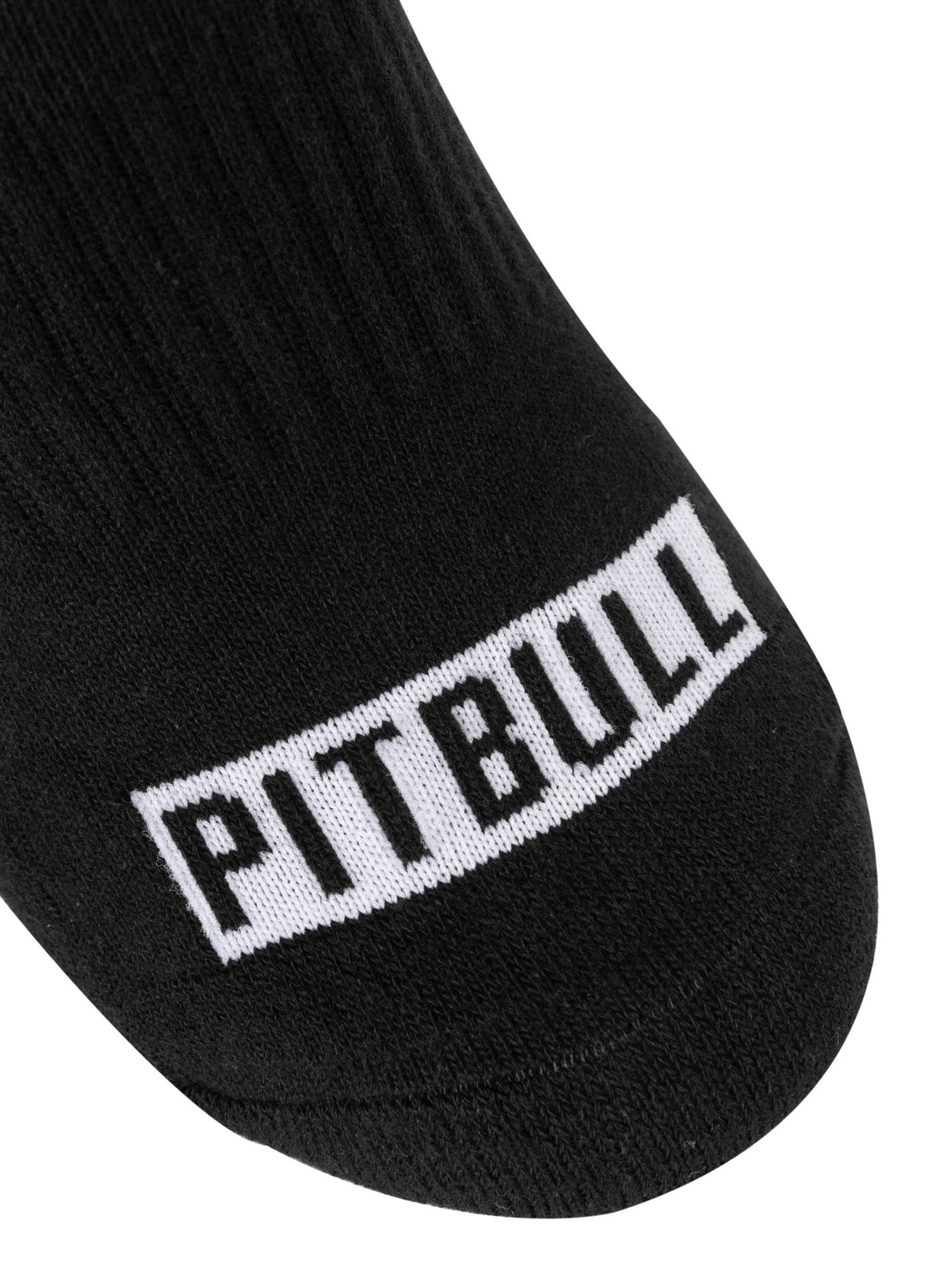 Knöchelhohe Socken Pitbull 3er-Pack - Schwarz