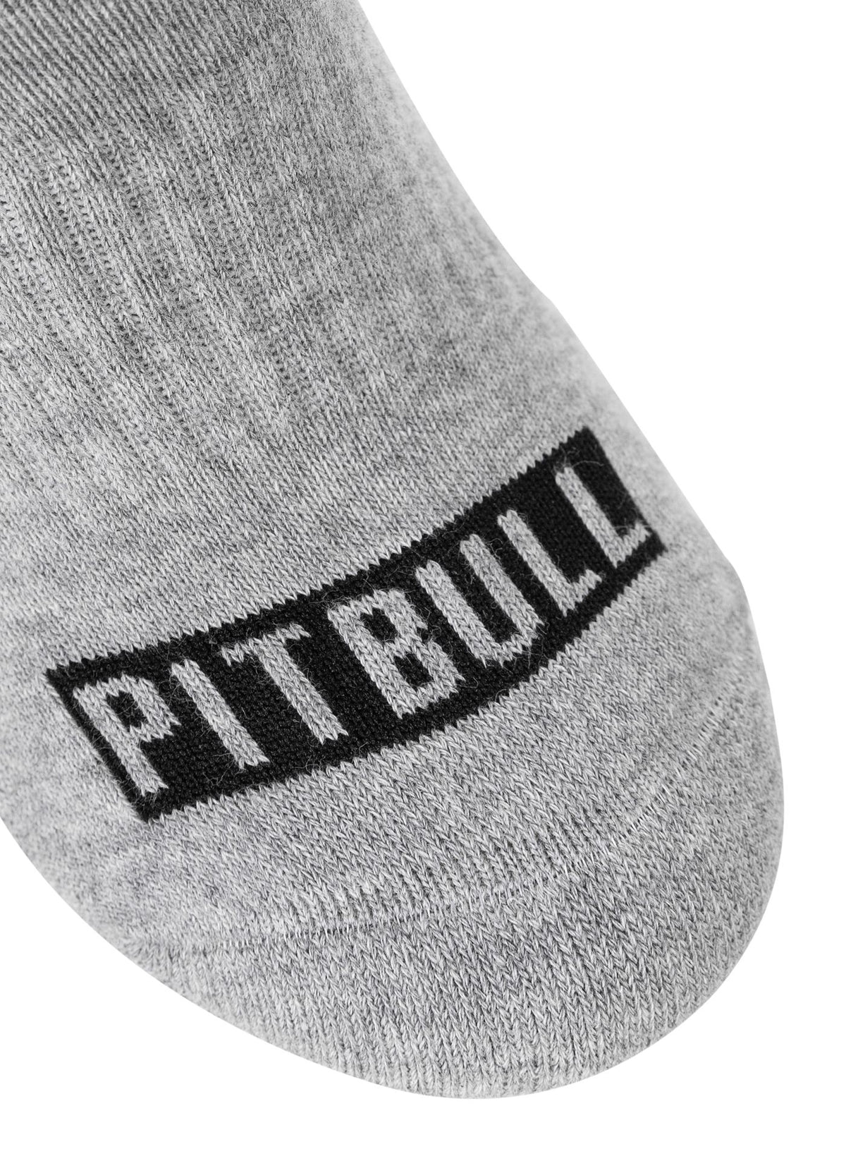 Knöchelhohe Socken Pitbull 3er-Pack - Grau