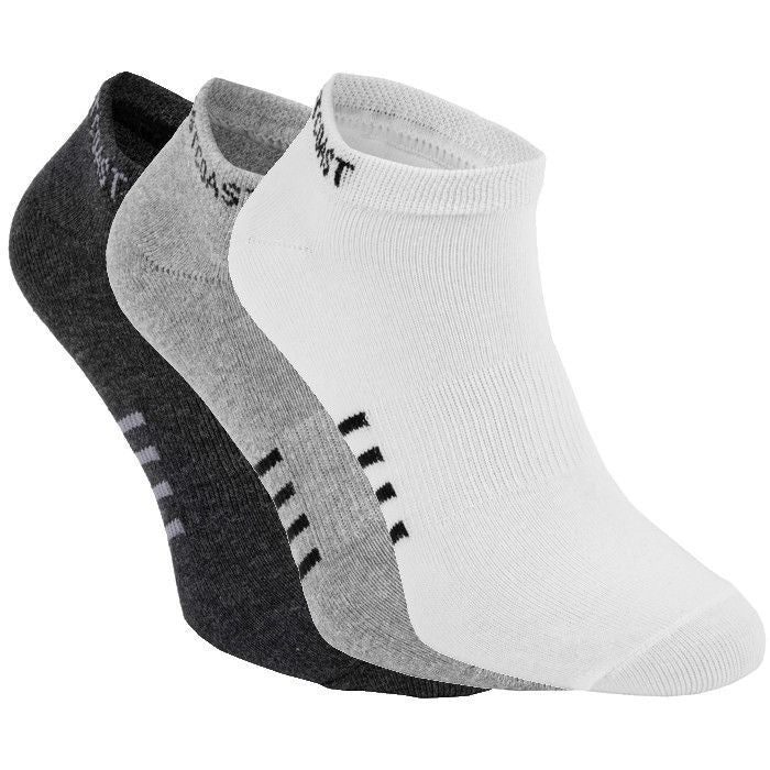 Polstersocken 3er-Pack Weiß/Grau/Anthrazit