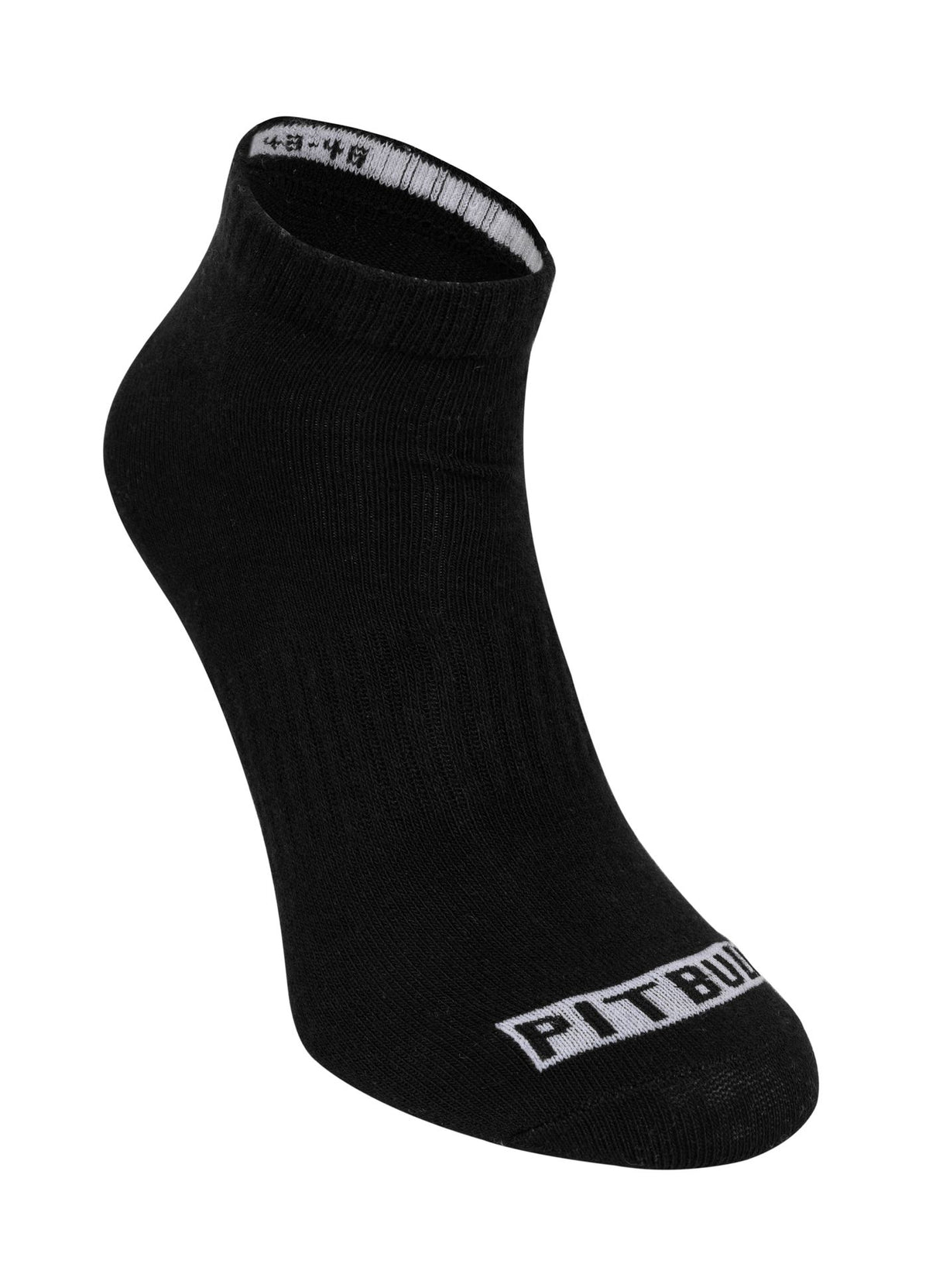 Dünne Socken Pad Pitbull 3er-Pack - Schwarz