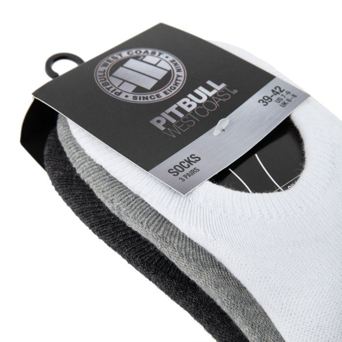 Dicke Socken NoShow 3er-Pack - Gemischt