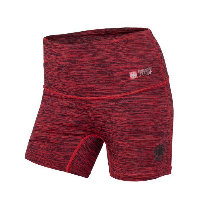 Frauen Kompressionsshorts Performance Pro plus - Rot