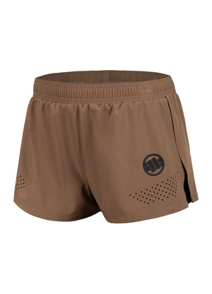 Frauen Shorts Performance Pro plus Small Logo - Sand