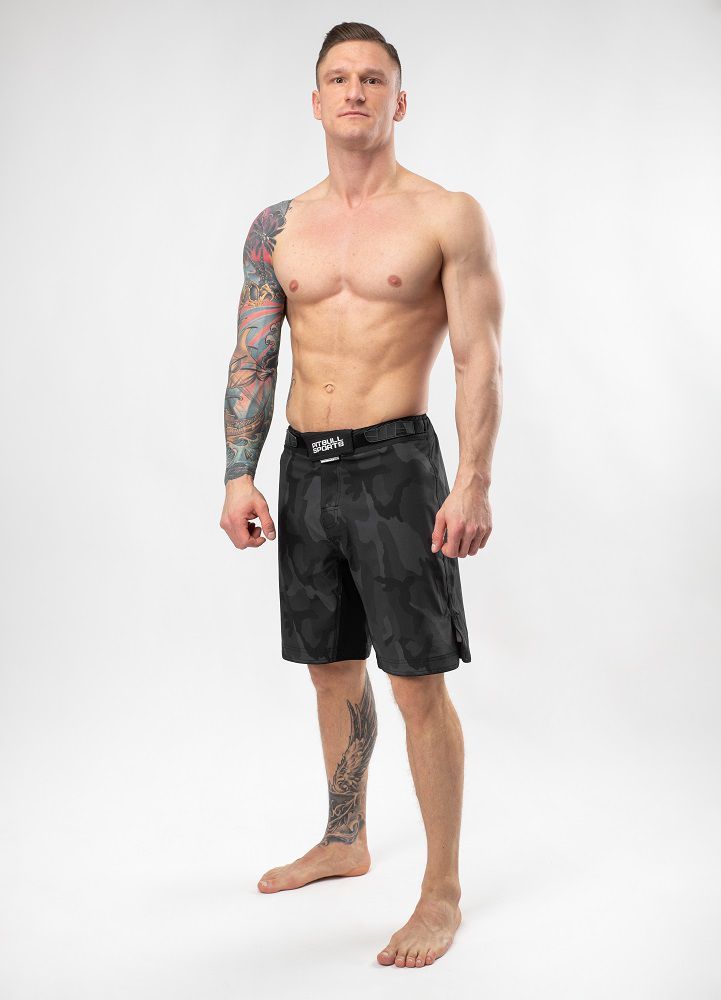 Grappling-Shorts PERFORMANCE 203 All Black Camo