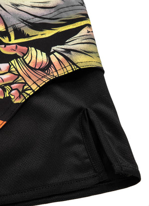 Lange Grappling-Shorts MASTER OF BJJ Schwarz