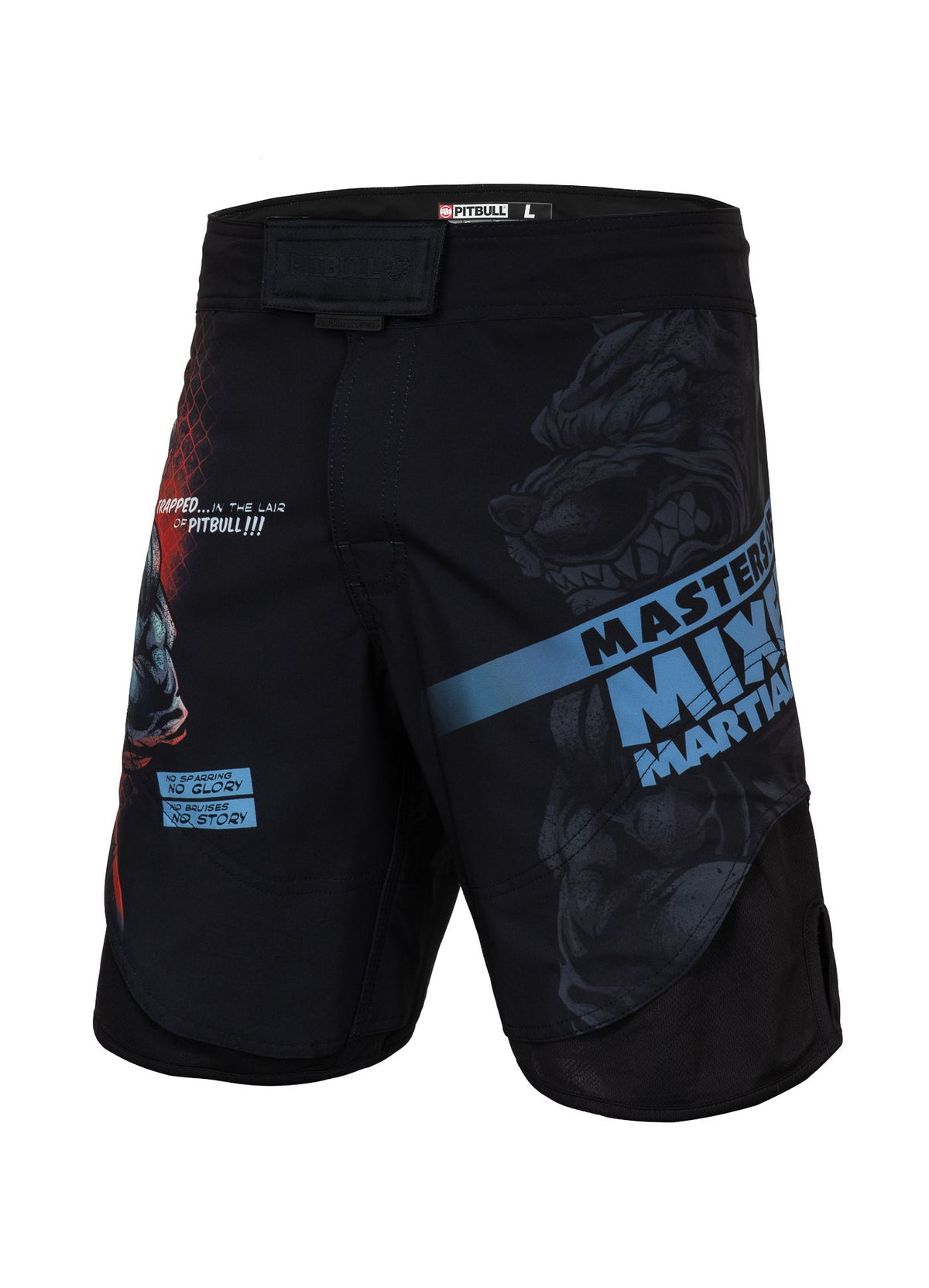 MASTERS OF MMA HILLTOP Schwarze Grappling-Shorts 1