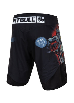 MASTERS OF MMA HILLTOP Schwarze Grappling-Shorts 1