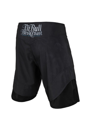 Kampfshorts Mesh Totenkopf Hund