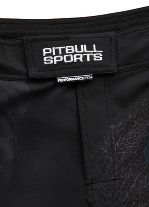 Kampfshorts Mesh Totenkopf Hund