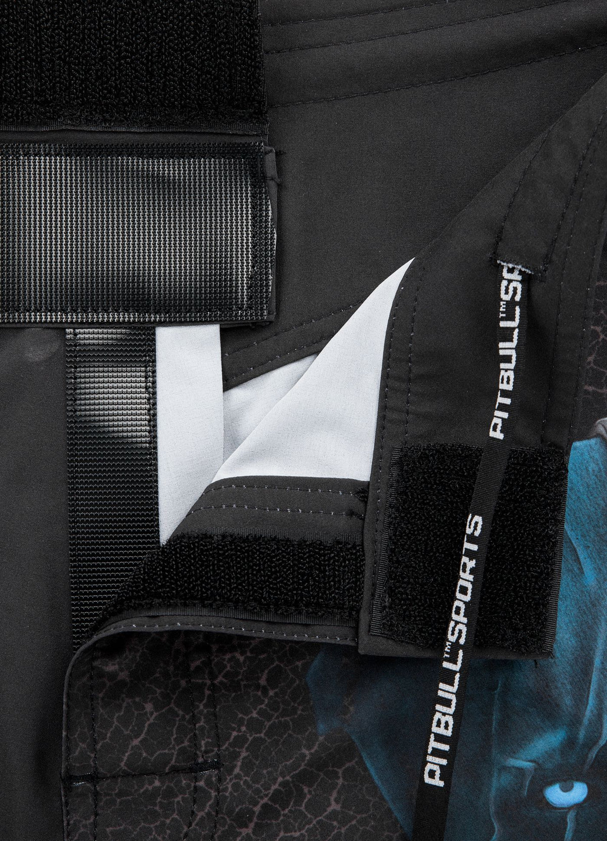 Kampfshorts Mesh Totenkopf Hund