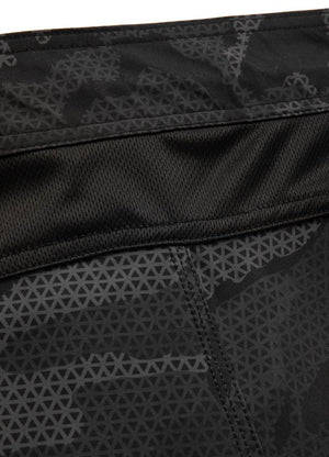 Lange Grappling-Shorts NET HILLTOP All Black Camo