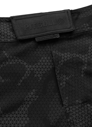 NET CAMO HILLTOP 2 Schwarze Grappling-Shorts 3