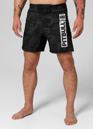 NET CAMO HILLTOP 2 Schwarze Grappling-Shorts 3