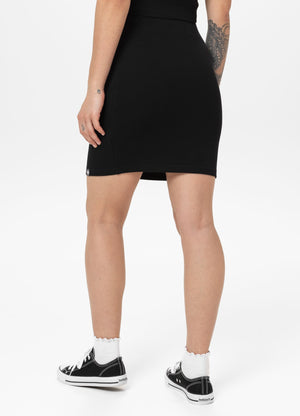 Women's Mini skirt Rib - Black