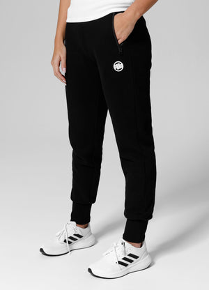 Frauen Jogginghose Small Logo 24 - Schwarz