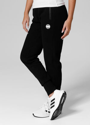 Frauen Jogginghose Small Logo 24 - Schwarz