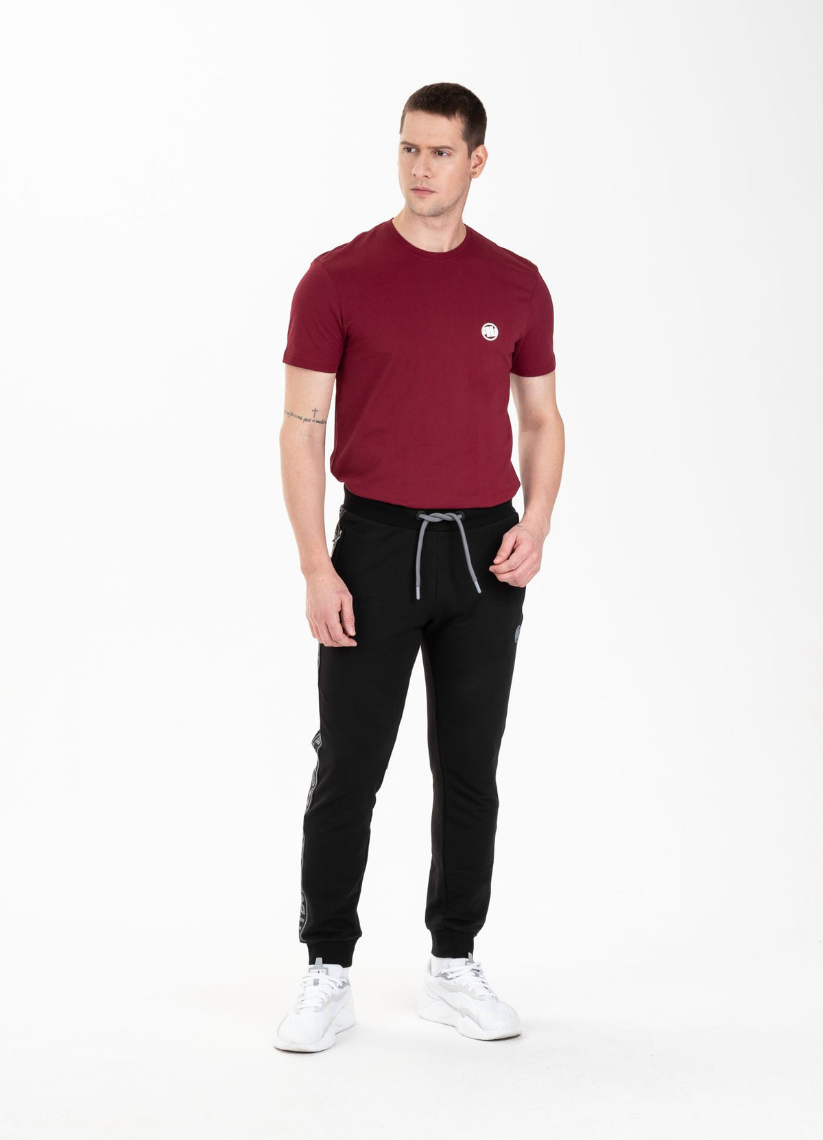 Jogginghose French Terry Kleines Logo