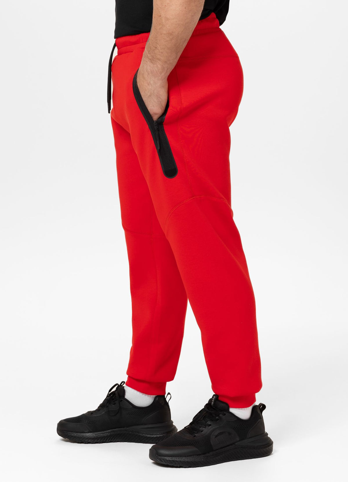 Herren Jogginghose DOGWOOD POCKET - Fluo Rot