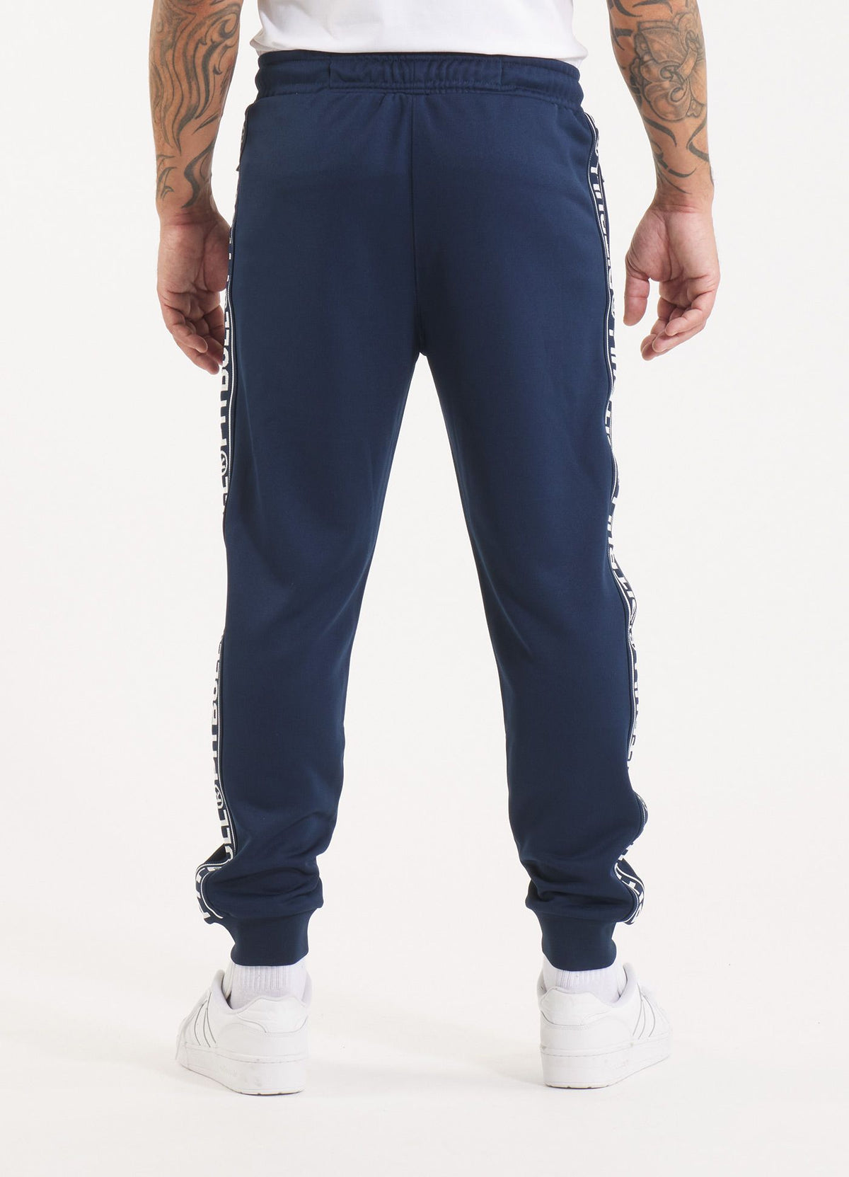 Jogginghose Oldschool Tape Logo - Dunkelblau