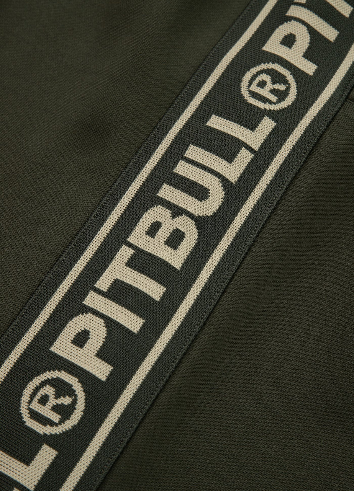 Men's Sweatpants Oldschool Tape Logo - Dark green