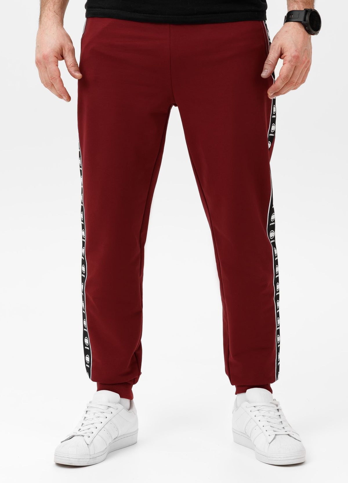 Herren Jogginghose TAPE NUGGET - Burgund