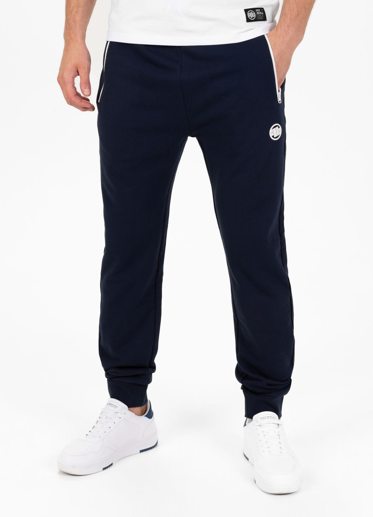 Jogginghose Terry Small Logo - Dunkelblau