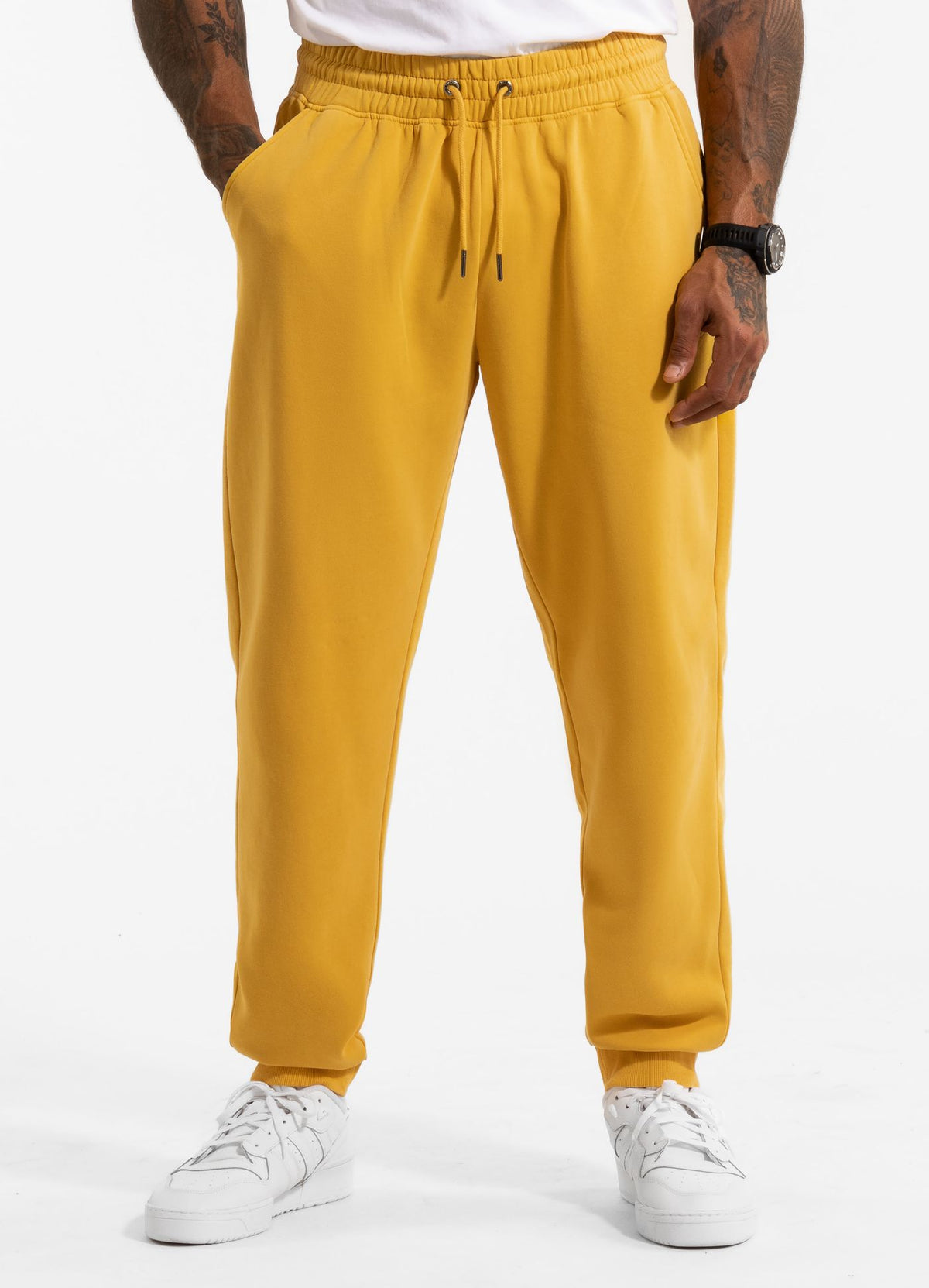 Herren Jogginghose Washed Lancaster II - Verwaschenes Gelb