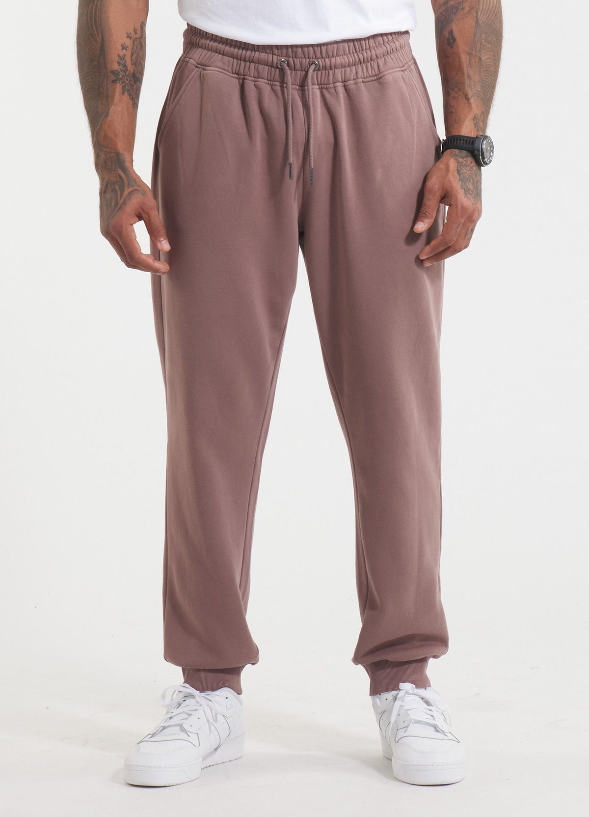 Herren Jogginghose Washed Lancaster II - Burgund