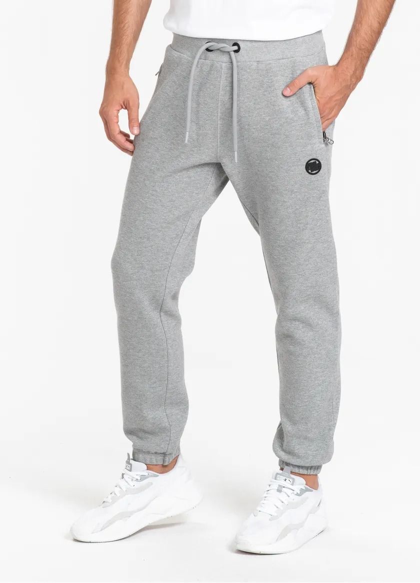 TRACK PANTS PREMIUM PIQUE KLEINES LOGO 21 GRAU MLG