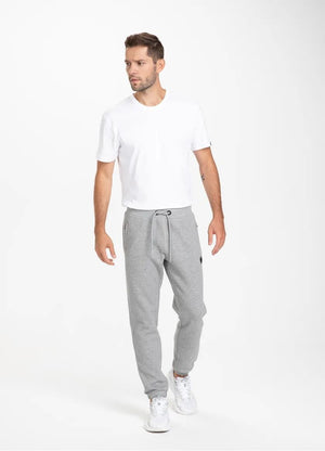 TRACK PANTS PREMIUM PIQUE KLEINES LOGO 21 GRAU MLG