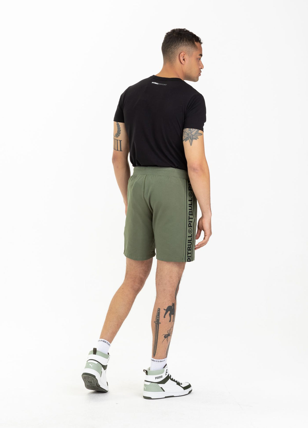 Shorts KLEINES LOGO FRENCH TERRY 21 Olive 