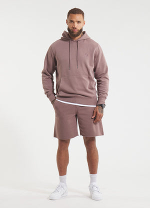 Herren Sweatshorts Washed Lancaster II - Burgund