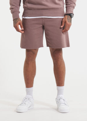 Men's Sweat shorts Washed Lancaster II - Burgundy