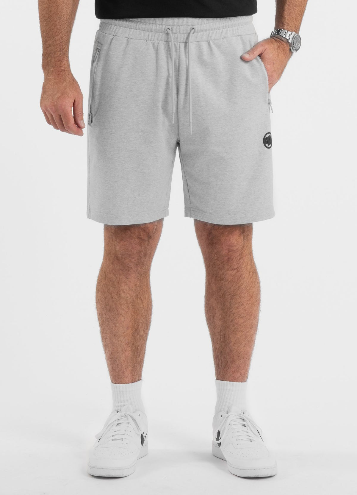 Herren Sweatshorts NUGGET - Grau Melange