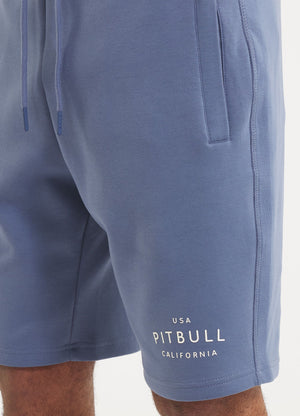 Men's sweat shorts SAMPSON - Light blue