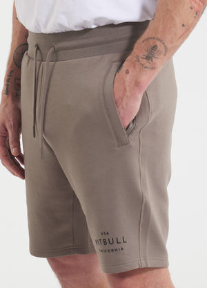 Men's sweat shorts SAMPSON - Light brown