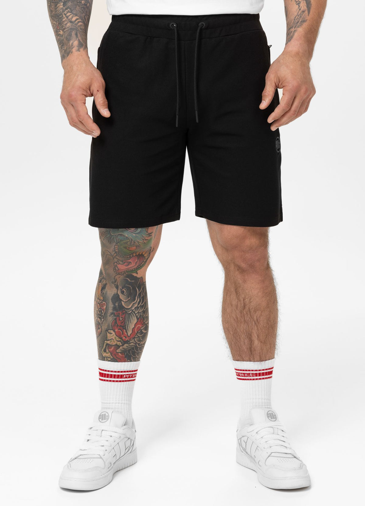 Kurze Jogginhose Pique Rockey - Schwarz
