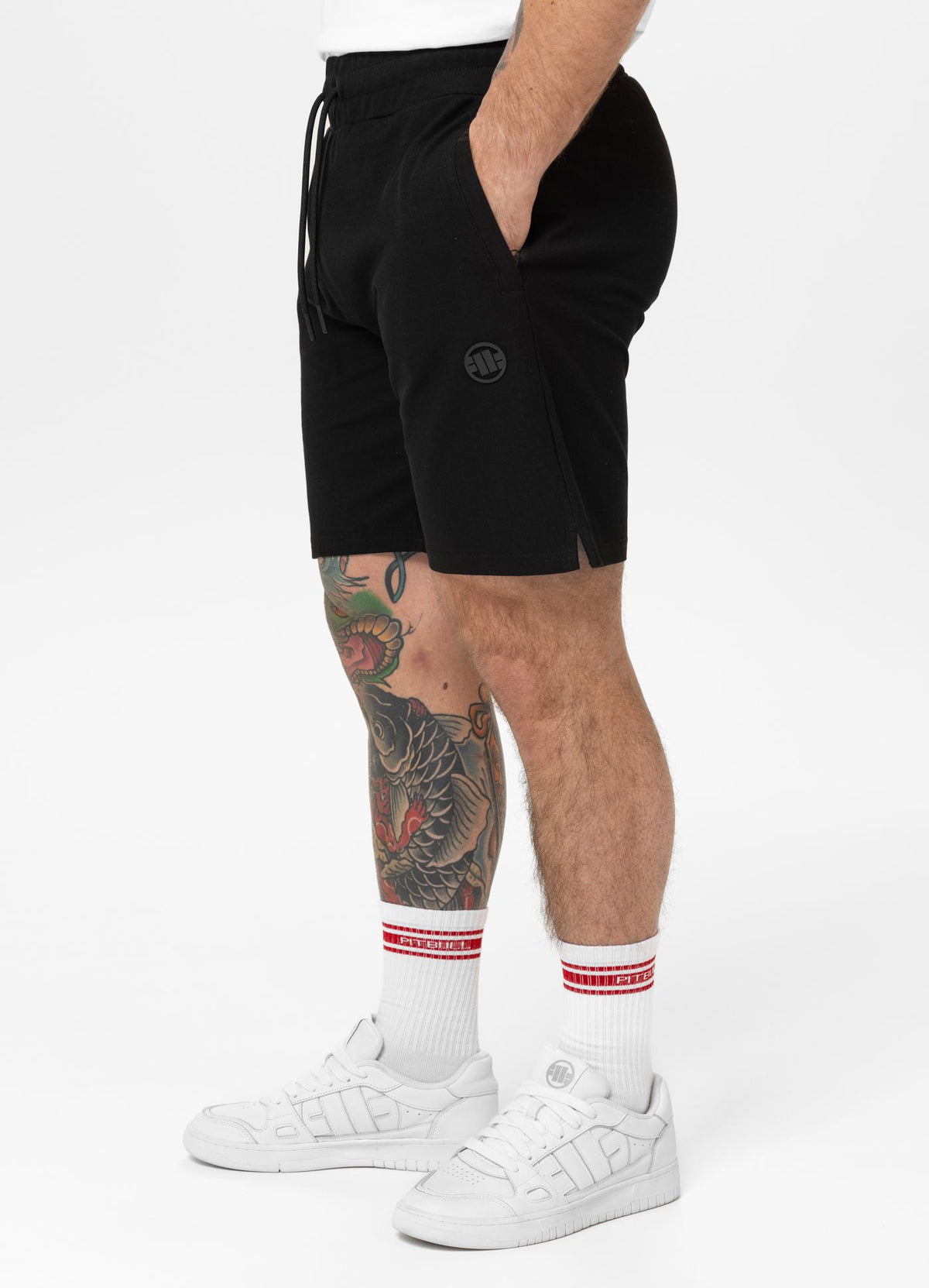 Kurze Jogginhose Pique Rockey - Schwarz