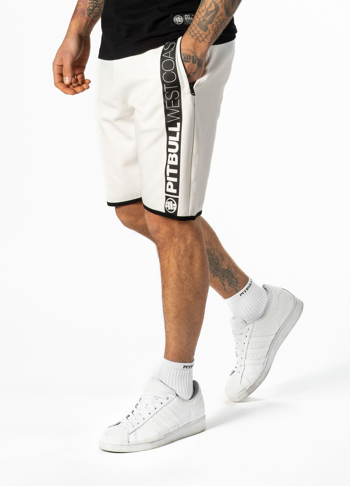 Kurze Jogginghose Saturn - Offwhite