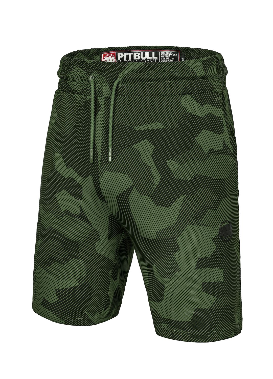 Kurze Jogginghose Spandex Durango - Camouflage Olivgrün