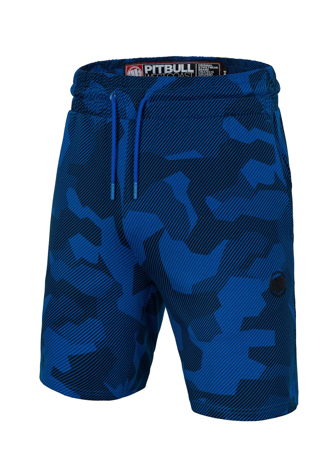 Kurze Jogginghose Spandex Durango - Camouflage Blau