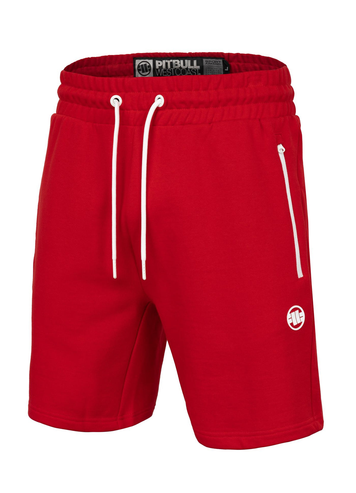 Kurze Jogginghose Terry Small Logo - Rot 