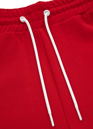 Kurze Jogginghose Terry Small Logo - Rot 