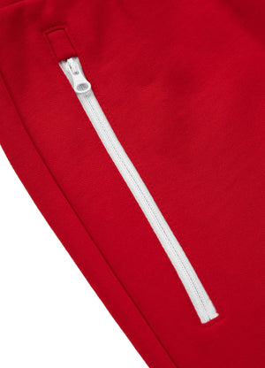 Kurze Jogginghose Terry Small Logo - Rot 