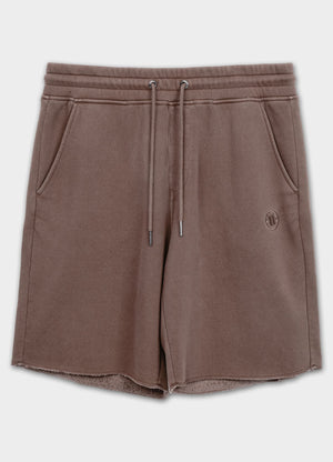 Men's Sweat shorts Washed Lancaster II - Burgundy