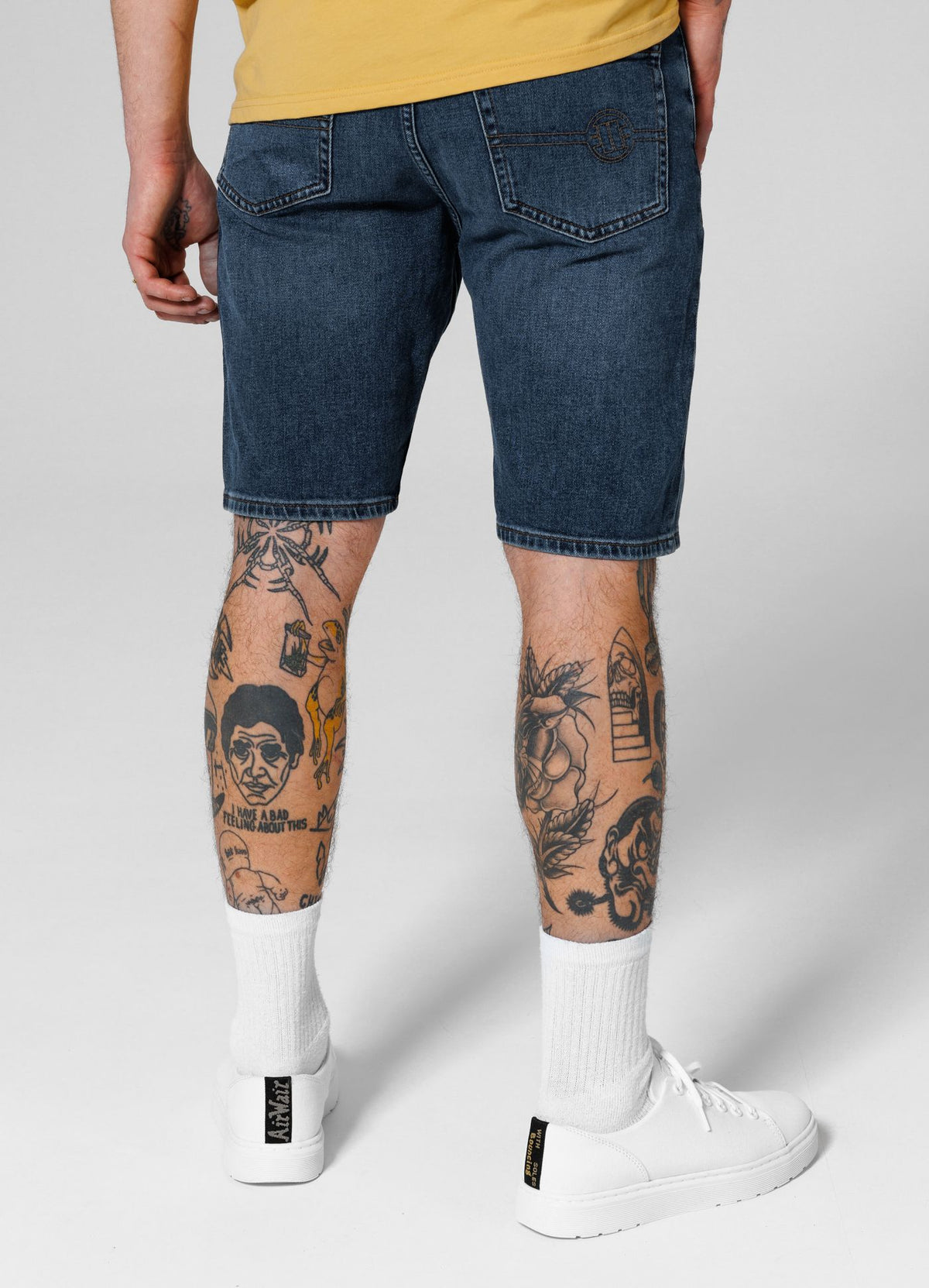 Kurze Jeansshorts Highlander - mittlere Waschung